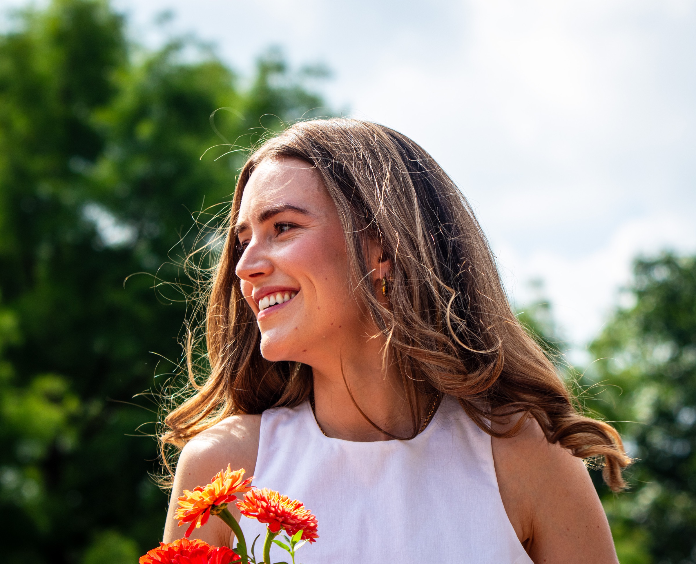 Candid bride portrait headshot at London wedding